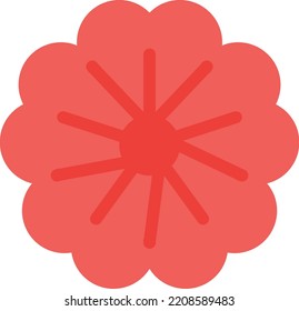 flower Vector illustration on a transparent background. Premium quality symmbols. Line Color vector icons for concept and graphic design. 
