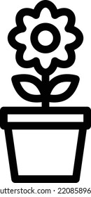 flower Vector illustration on a transparent background. Premium quality symmbols. Thin line vector icons for concept and graphic design. 
