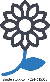 florale Vektorgrafik auf transparentem Hintergrund. Hochwertige Symbole. Glyphen Vektorsymbole für Konzept und Grafikdesign. 
