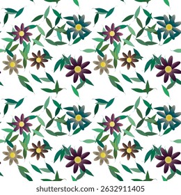 Flower vector, leaf seamless, vector art, ornaments vector, petals pattern, leafs vector, seamless background, pattern flowers, leaf silhouette, abstract background, floral design