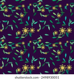 Flower vector, leaf seamless, flowers spring, seamless pattern, petals background, pattern background, vector design, vector pattern, seamless vector, leaf background, floral background