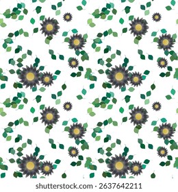 Flower vector, leaf silhouette, vector abstract, backgrounds nature, flowers watercolor, leaf vector, leafs pattern, vector pattern, ornament pattern, background design, floral seamless pattern