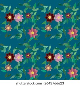 Flower vector, leafs background, floral vector, leafs vector, background design, flower background, seamless pattern, nature backgrounds, leafs isolated, leaf silhouette, vector pattern