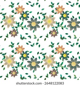 Flower vector, leafs background, leaf pattern, ornaments vector, flowers isolated, seamless pattern vector, flowers watercolor, vector backgrounds, petals pattern, pattern design