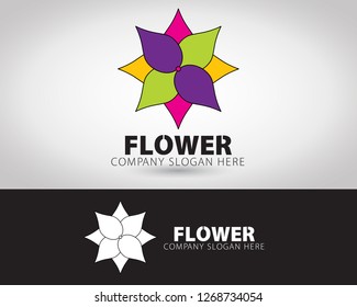 Flower Vector Logo