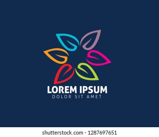 Flower Vector Logo