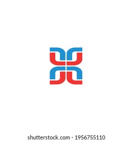 Flower vector logo icon design hotel business finance spa herbal decorative shop