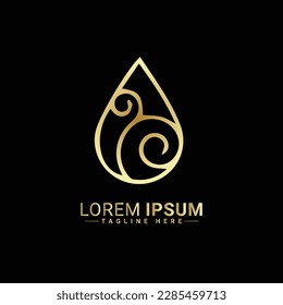 Flower vector logo illustration design 