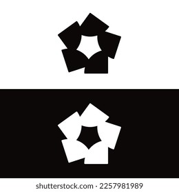 Diseño de la plantilla del logotipo del vector de flor. Icono de flor 