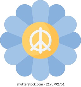 flower vector on white background. isolated Vector icon