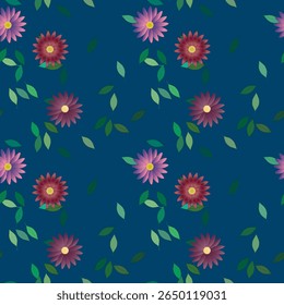Flower vector, ornament vector, seamless wallpaper, pattern design, petals background, flowers isolated, flowers spring, leaf background, leaf texture, leafs pattern, leafs isolated