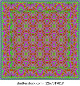 Flower Vector Paper For Scrapbook. Stylish Fashion Design Background.