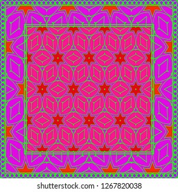 Flower Vector Paper For Scrapbook. Stylish Fashion Design Background.