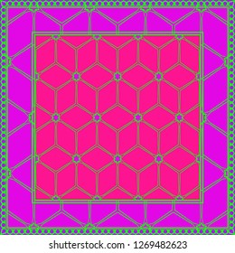 Flower Vector Paper For Scrapbook. Stylish Fashion Design Background.