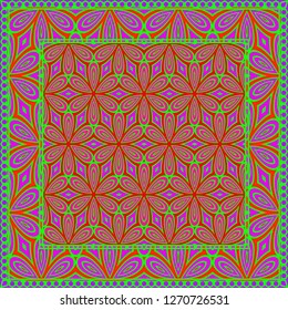 Flower Vector Paper For Scrapbook. Stylish Fashion Design Background.