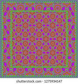 Flower Vector Paper For Scrapbook. Stylish Fashion Design Background.