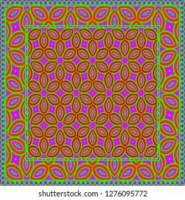 Flower Vector Paper For Scrapbook. Stylish Fashion Design Background.