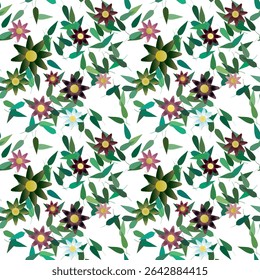 Flower vector, pattern background, leaf pattern, pattern vector, flowers background, seamless pattern, seamless background, flowers spring, flowers patterns, abstract background