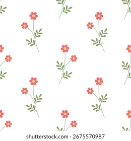 Fondo floral de la ilustración del patrón del Vector de la flor