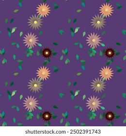 Vector de flores, patrón de Vector, hoja aislada, Vector de fondo, silueta de la hoja, acuarela de flores, ornamentos Vector, pétalos de fondo, patrón de flores, Fondo de pantalla sin costuras