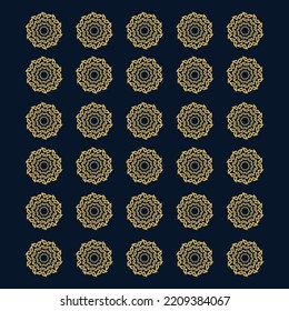 Flower vector pattern template design 