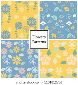 flower vector pattern for web page , background or book cover