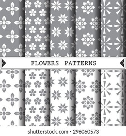 flower vector pattern,pattern fills, web page background,surface textures