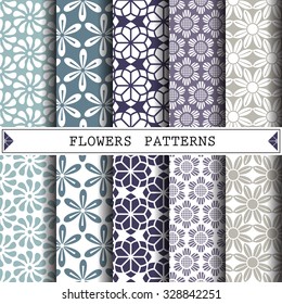 flower vector pattern,pattern fills, web page background,surface textures