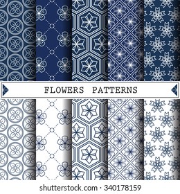 flower vector pattern,pattern fills, web page background,surface textures
