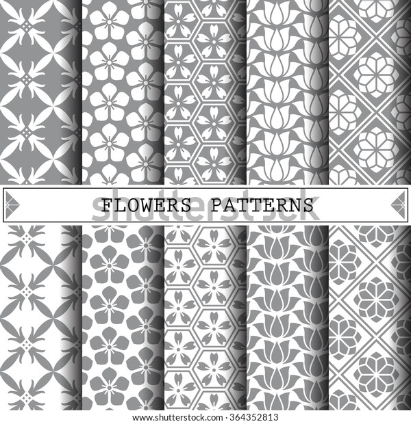 Download Flower Vector Patternpattern Fills Web Page Stock Vector ...