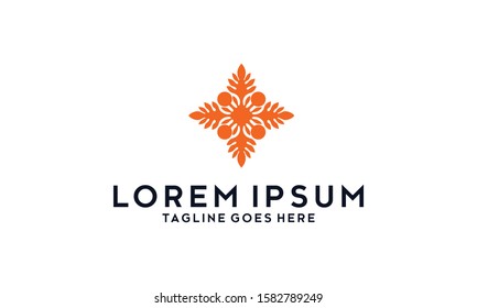 Flower Vector Royalty Logo Design Inspirations