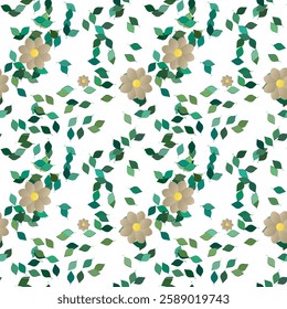 Flower vector, seamless background, pattern background, leaf silhouette, floral patterns, leaf vector, flowers background, floral background, floral design, ornaments vector