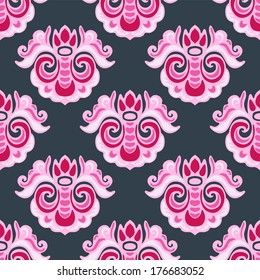 flower vector seamless pattern