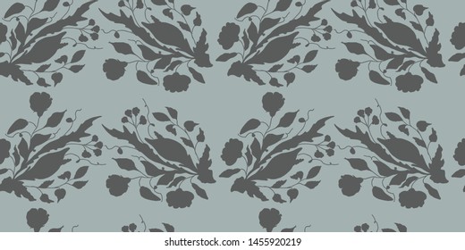 Flower. Vector seamless pattern.Seamless pattern can be used for wallpaper, pattern fills, web page background,surface textures.