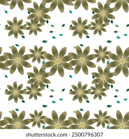 Vector de flores, textura sin fisuras, diseño de Vector, Vector de hojas, acuarela de flores, fondo sin fisuras, flores aisladas, hojas aisladas, diseño floral, fondo de flores, ramo de flores