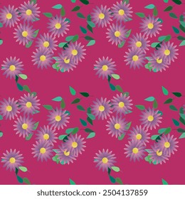 Vector de flores, Fondo de pantalla sin costuras, fondo de verano, patrón de Vector, patrones sin costuras, patrones de flores, fondo floral, fondo de hojas, patrón floral sin costuras, Formas de Vector