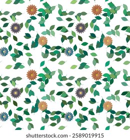 Flower vector, seamless wallpaper, seamless patterns, flower background, ornament vector, flowers pattern, flowers watercolor, vector abstract, floral vector, petals pattern