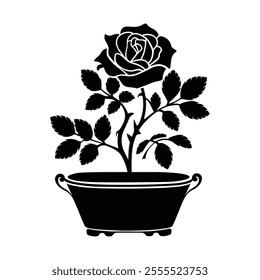 the flower vector silhouette illustration best 