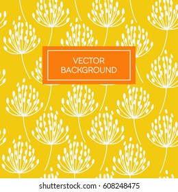Flower vector vintage seamless pattern background