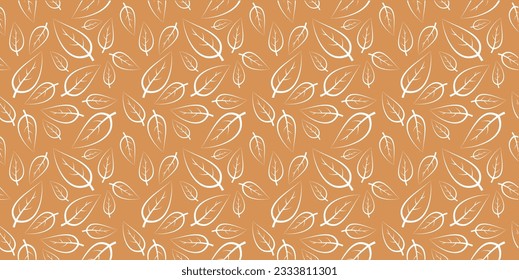 Flower vectoral pattern on yellow color