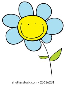 flower vegetation nature flower face earth leaf dancing scenery smiling satisfaction grinning grin optimistic facial ornament joy happiness pleasure vector daisy petal bloom pistil wildflower