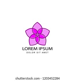 flower venus logo template design vector