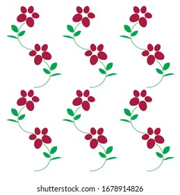 La flor es muy hermosa como Diseño de Patrón.