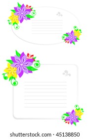 Flower vignette