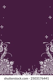 Flower vintage background, border, background, card, poster design