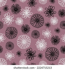 flower vintage seamless handrawing pattern print design
