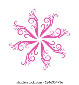 Flower wallpaper ornament design vector illustration decoration