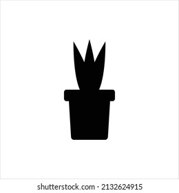 flower wase icon isolated on white background. eps 10.