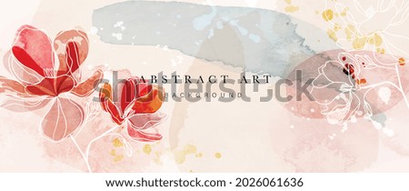 Similar – Image, Stock Photo Flowers for the artist