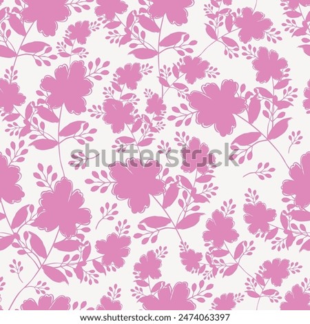 Flower watercolor seample beatiful colorful white pink